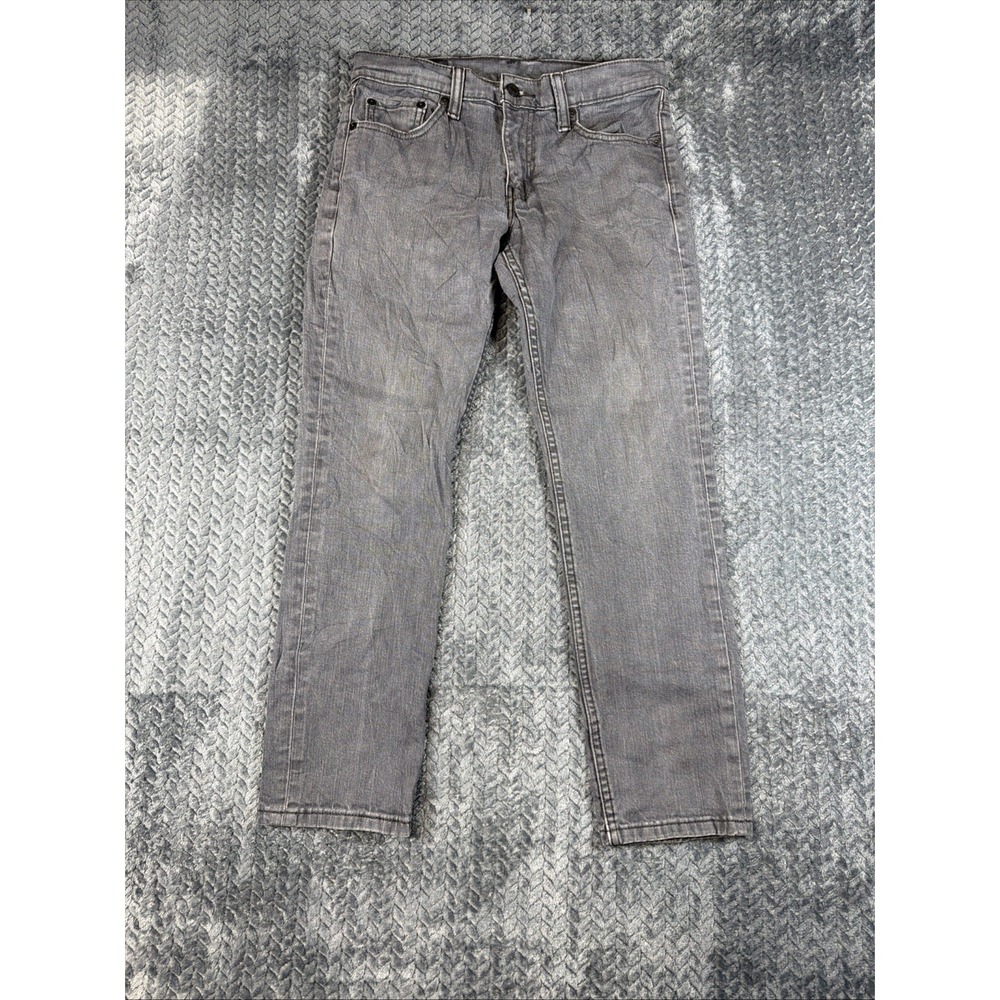 Levis 511 Jeans Mens 30x30 Gray Denim Slim Fit Stretch Casual